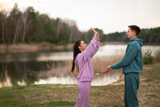 Person building emotional resilience through mind practice