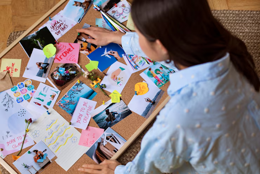 Picture memory game for visual memory improvement