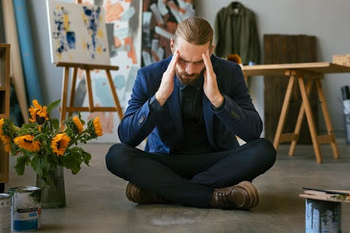 Person experiencing life change through mind mastery