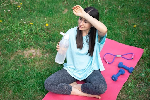 Person doing mental exercises like puzzles