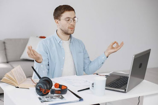 Person practicing mind training to improve memory and recall